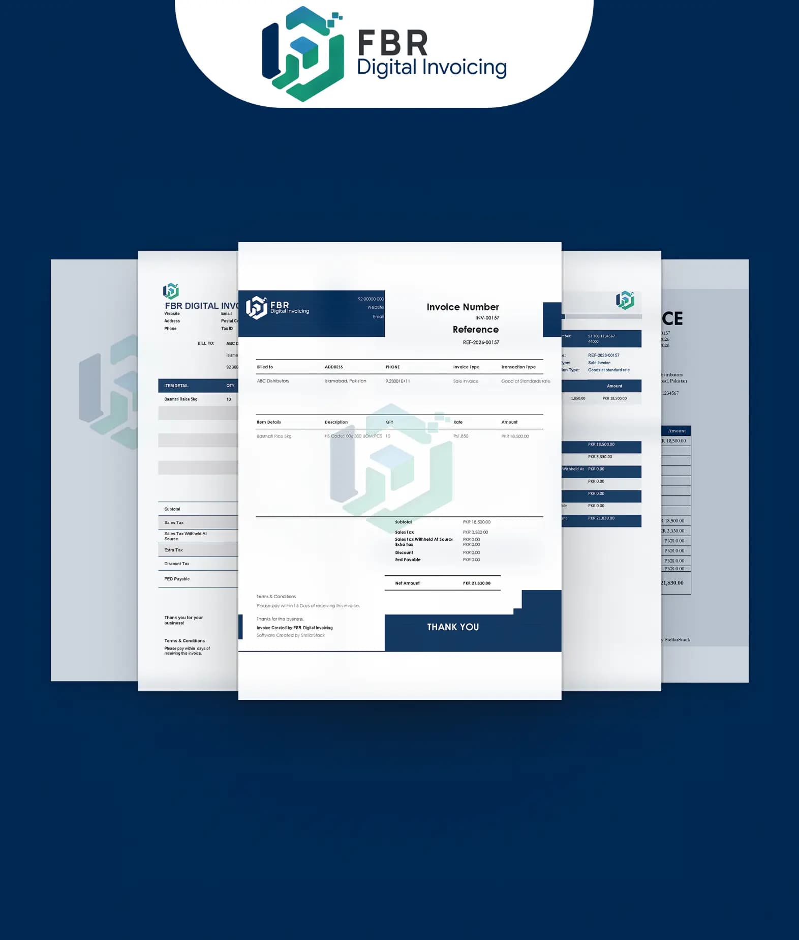 Excel invoice template preview
